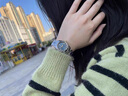 瑞士品牌新款浪琴Longines女表機械表防水十大名表專用女士手表女 間金藍面送表皮帶 28mm 曬單實拍圖