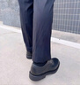 愛步（ECCO）男鞋商務(wù)皮鞋 牛津鞋正裝鞋通勤皮鞋 都市倫敦系列525684 黑色39 曬單實拍圖