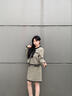 欣妃羽小香風(fēng)兩件套裝裙女裝秋季2025新款名媛高級感洋氣一整套 黑色 L 曬單實(shí)拍圖