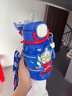 蒙福兒童保溫杯男孩上學(xué)專用316小學(xué)生幼兒園奧特曼水杯雙飲壺吸管杯 泰羅奧特曼【316L內(nèi)膽】 510ml 曬單實拍圖