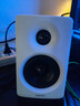 漫步者（EDIFIER）N300 無(wú)線(xiàn)藍(lán)牙桌面電腦音響 家用有源桌面2.0音箱 精致小巧HIFI音質(zhì)雙金標(biāo)認(rèn)證情人節(jié)禮物 絲綢白+音頻線(xiàn)+腳墊 曬單實(shí)拍圖
