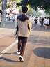 安踏（ANTA）男子防曬UPF50+防潑水外套新款梭織運(yùn)動(dòng)薄外套 煙黒灰/冷灰色-2 XL (男180) 曬單實(shí)拍圖