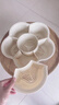 奧美優(yōu)（AOmeiyou）廚房備菜盤火鍋拼盤蔬菜盤分格可旋轉(zhuǎn)多功能洗菜盆瀝水籃6格 曬單實(shí)拍圖