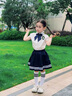 G.DUCKKIDS幼兒園園服夏裝英倫學(xué)院風(fēng)兒童校服套裝小學(xué)生班服夏季畢業(yè)照服裝 男童套裝+勛章領(lǐng)結(jié) 130 建議身高120-130cm年齡7-8歲 曬單實拍圖