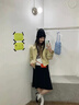 JRET短款夾克外套女2025春秋新款韓版時尚休閑小個子翻領(lǐng)棒球工裝 卡其色 S 曬單實拍圖