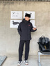 鴨鴨時空道宇系列短款三防羽絨服男女同款2025冬季新款泡芙加厚外套 月光白色 M (建議110-130斤) 曬單實拍圖