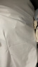 雪茜曼（XUEXIMAN）短袖襯衫女工裝襯衣女商務休閑修身職業(yè)裝女裝夏季工作服方領(lǐng)白色 曬單實拍圖
