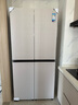 美的（Midea）首創(chuàng)45cm超薄嵌入餐邊柜家用客廳冰箱左餐右廚大容量底部散熱十字四開門國家補(bǔ)貼BCD-427WUSGPZM 曬單實(shí)拍圖