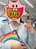 妍莉芬（yanlifen）休閑褲女2025年春裝新款藍(lán)色毛衣外套女裝春秋套裝針織衫衣服褲子 三件套 55/60kg/L 曬單實拍圖