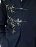 威登羊新中式國風(fēng)休閑西服套裝男士春秋季中國風(fēng)刺繡中山裝漢服男裝衣服 黑外套+黑襯衫+西褲【三件 2XL 【高質(zhì)量】 曬單實(shí)拍圖