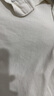 ELLE KIDS童裝 25春夏季女童不易掉色全棉闊腿親膚透氣直筒休閑刺繡牛仔褲 白色 165 （M） 曬單實(shí)拍圖