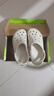 CORCS CROCS 夏季新款經(jīng)典貝雅洞洞鞋男女情侶涼鞋戶外沙灘拖鞋休閑鞋 骨白經(jīng)典貝雅 39 M7W9/39-40碼 曬單實拍圖