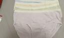 紅豆內(nèi)褲女純棉抑菌襠女士內(nèi)褲棉氨中腰三角褲4條裝 組合一165 曬單實拍圖