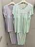 曼妮芬【寶寶棉】2025春夏度假可外穿印花套頭家居服套裝女士睡衣 990 混合色 L 165/92A-165/76A 曬單實(shí)拍圖