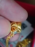 老鳳祥玫瑰花黃金項鏈女款足金吊墜生日禮物女送女友媽媽老婆結婚紀念日 足金玫瑰吊墜+贈S925鏈 曬單實拍圖