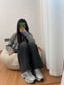 ZUOSAISI品牌老爹鞋女厚底網(wǎng)面透氣休閑鞋女2025秋季新品女鞋輕便百搭鞋子 灰色 35 曬單實(shí)拍圖