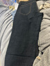 百圓褲業(yè)春秋季彈力寬松直筒牛仔褲男士工裝耐磨高腰休閑百搭長(zhǎng)褲子男 8051黑色 常規(guī) 36 碼(腰圍2尺8) 曬單實(shí)拍圖