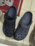 卡駱馳crocs洞洞鞋貝雅男鞋女鞋輕便耐磨一腳蹬拖鞋休閑鞋|10126 深藍-410 43 (270mm) 曬單實拍圖
