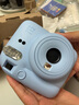富士（FUJIFILM）instax  mini12 一次成像 立拍立得相機(jī) mini12 繡球藍(lán) 套餐七（官方標(biāo)配+相機(jī)包+相冊(cè)+白邊相紙10張） 曬單實(shí)拍圖