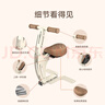 雅迪（yadea）定制電動(dòng)車(chē)兒童座椅前置型兒童安全座椅避震自行車(chē)寶寶椅-米白色 曬單實(shí)拍圖