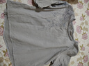 中年媽媽夏裝棉麻刺繡上衣女士夏季高端亞麻小衫苧麻女裝短袖T恤 M-307灰色 2XL 建議135-150斤 曬單實拍圖