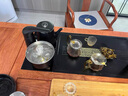 茶皇子（CHAHUANGZI）全自動(dòng)上水電熱燒水壺泡茶專(zhuān)用茶臺(tái)一體嵌入式家用新款茶具全智能電茶爐 104 0.8L 黑色防燙款 37*20cm 曬單實(shí)拍圖