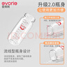 愛得利（evorie）吸管奶瓶1-3歲直飲杯 嬰兒玻璃12個(gè)月以上300ml帶手柄重力球 曬單實(shí)拍圖