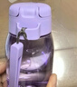 特百惠（Tupperware）嘟嘟企鵝350ML男女學(xué)生兒童可愛(ài)塑料水杯子七夕情人節(jié)禮物 冰沙紫 曬單實(shí)拍圖