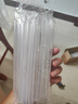 特美居奶茶杯一次性飲料杯500ml*20套 塑料咖啡杯帶蓋果汁杯子帶吸管 曬單實(shí)拍圖