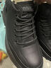 卡帝樂(lè )鱷魚(yú)棉鞋男士真皮羊毛冬季新款加絨保暖高幫棉靴雪地靴防滑防水爸爸鞋 XQ-81299黑色 42 標準皮鞋碼數 曬單實(shí)拍圖