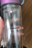 希諾抗菌玻璃杯雙層透明水杯女高顏值過濾泡茶杯子XN-9506K粉色 300mL 曬單實拍圖