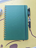 嘉然恒 筆記本本子A5硬面綁帶線(xiàn)圈本高顏值初高中生手賬本大學(xué)生考研活頁(yè)本商務(wù)辦公工作會(huì )議記事本 墨綠 曬單實(shí)拍圖
