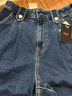 Levi's李維斯冰酷系列25年春夏新款女士美式防曬時(shí)尚牛仔短褲涼感 藍(lán)色 24 曬單實(shí)拍圖