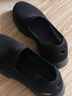 斯凱奇（Skechers）男鞋夏季2024新款透氣網(wǎng)面大網(wǎng)眼健步鞋一腳蹬穿脫輕便軟底休閑鞋 黑色 42.5 曬單實(shí)拍圖