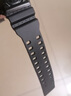 添賦適用卡西歐手表帶 g-shock GA-110 100 400 700黑金橡膠表帶配件 亮面-亮光金扣 16MM(工具+貼膜) 曬單實拍圖