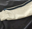Foss Phil撞色衛(wèi)衣男春秋季休閑潮牌寬松圓領(lǐng)美式T恤打底衣8891藏青色XL 曬單實(shí)拍圖
