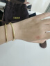 六福珠寶一生一世黃金手鐲泥鰍背福滿傳家足金素圈 計價 56mm-約13.14克 曬單實拍圖