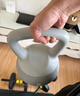 Keep多彩軟壺鈴男士10公斤提壺啞鈴健身器材家用甩壺鈴10kg格調(diào)灰 曬單實拍圖