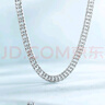 周六福蛇骨項鏈男S925銀素鏈潮流嘻哈生日禮物D0511181 51cm 曬單實拍圖
