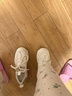 NSDQ高端品牌老爹鞋女厚底內增高舒適休閑鞋2026新款時(shí)尚百搭女運動(dòng)鞋 米白色【網(wǎng)面】 36 曬單實(shí)拍圖