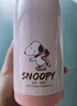 史努比（SNOOPY）迷你保溫杯女高顏值男學(xué)生兒童直飲杯戶外小巧便攜喝水杯350ml藍 曬單實拍圖