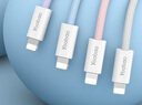 羽博（Yoobao）蘋果數(shù)據(jù)線PD快充線27W充電線Type-C to lightning適用于蘋果iPhone14/13Pro/12/11/Xs通用 【PD20/27W+快充不彈窗】紫色 2米 曬單實(shí)拍圖