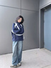 杉努牛仔褲子男夏季美式潮牌寬松直筒休閑褲男生高街春秋款潮流闊腿褲 G115復(fù)古藍(lán) XL 曬單實(shí)拍圖