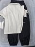 NICKYBABY男童Polo衫套裝2025新款兒童學(xué)院風(fēng)短袖長褲女大童校服運(yùn)動(dòng)夏裝薄 3439白色【學(xué)院風(fēng)polo衫】 120 cm 曬單實(shí)拍圖