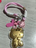 仿黃金手機(jī)掛繩hellokitty貓鑰匙扣KT貓可愛金閃閃卡通手機(jī)鏈包包掛件車掛飾送女友 KT貓掛飾 曬單實(shí)拍圖