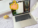 【95新】Apple/蘋(píng)果AI筆記本/2024MacBookAir 15英寸 M3(8+10核)16G 512G星光色電腦MXD33CH/A 曬單實(shí)拍圖