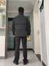 波司登（BOSIDENG）25年新款羽絨服男款時(shí)尚休閑短款立領(lǐng)防風(fēng)百搭休閑加厚保暖外套 黑色|8056 M 175/96A 體重約140-155斤 曬單實(shí)拍圖