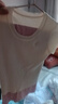 圣保美休閑闊腿褲小個(gè)子套裝2025夏季新款女裝寬松褲子夏天九分褲兩件套 杏色上衣+粉色休閑褲 M 曬單實(shí)拍圖