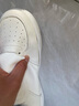 人本女鞋小白鞋2024新款秋季厚底板鞋女款增高百搭運動(dòng)跑步休閑鞋子女 米色 38 曬單實(shí)拍圖