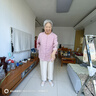 俞兆林媽媽裝夏裝2025年短袖棉麻小衫繡花套裝中老年女裝 Y52K047 曬單實拍圖